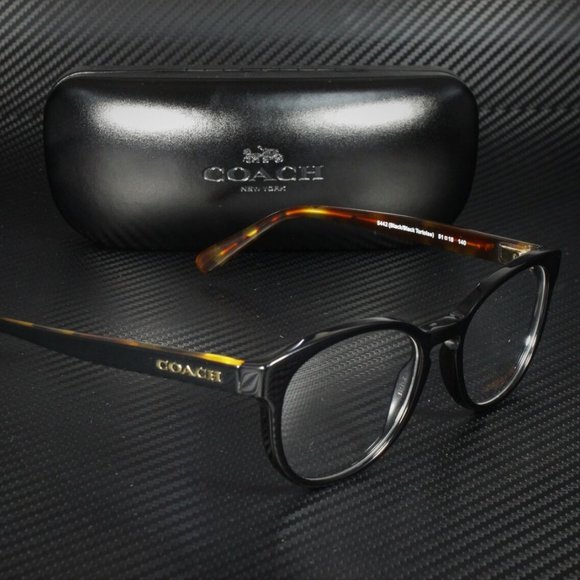 COACH Black 51mm Eyeglasses - Picture 2 of 3